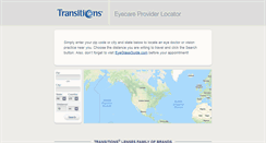 Desktop Screenshot of practicelocator.transitions.com